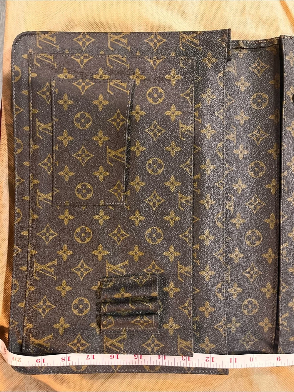 Authentic Louis Vuitton Monogram File Portfolio / Document Organizer